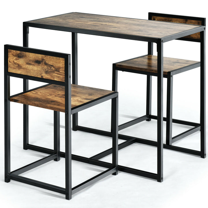 Compact Table and Chair Set-Coffee