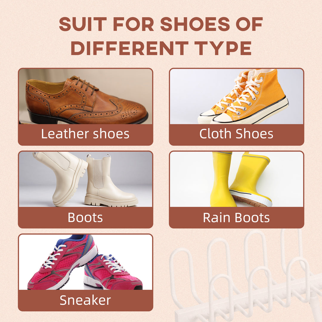 4 Pairs Electric Shoe Dryer, Portable Shoe Warmers with Constant Temperature for Boots, Leather Shoes, Socks, White