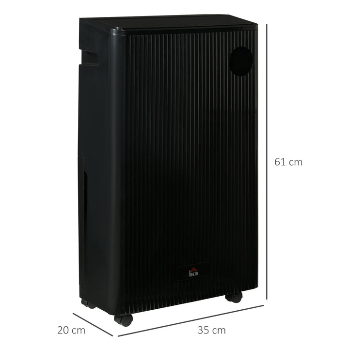 5500mL Portable Dehumidifier with Air Purifier, UVC, Ioniser, 24H Timer, 5 Modes, 16L/Day, for Home Laundry, Black