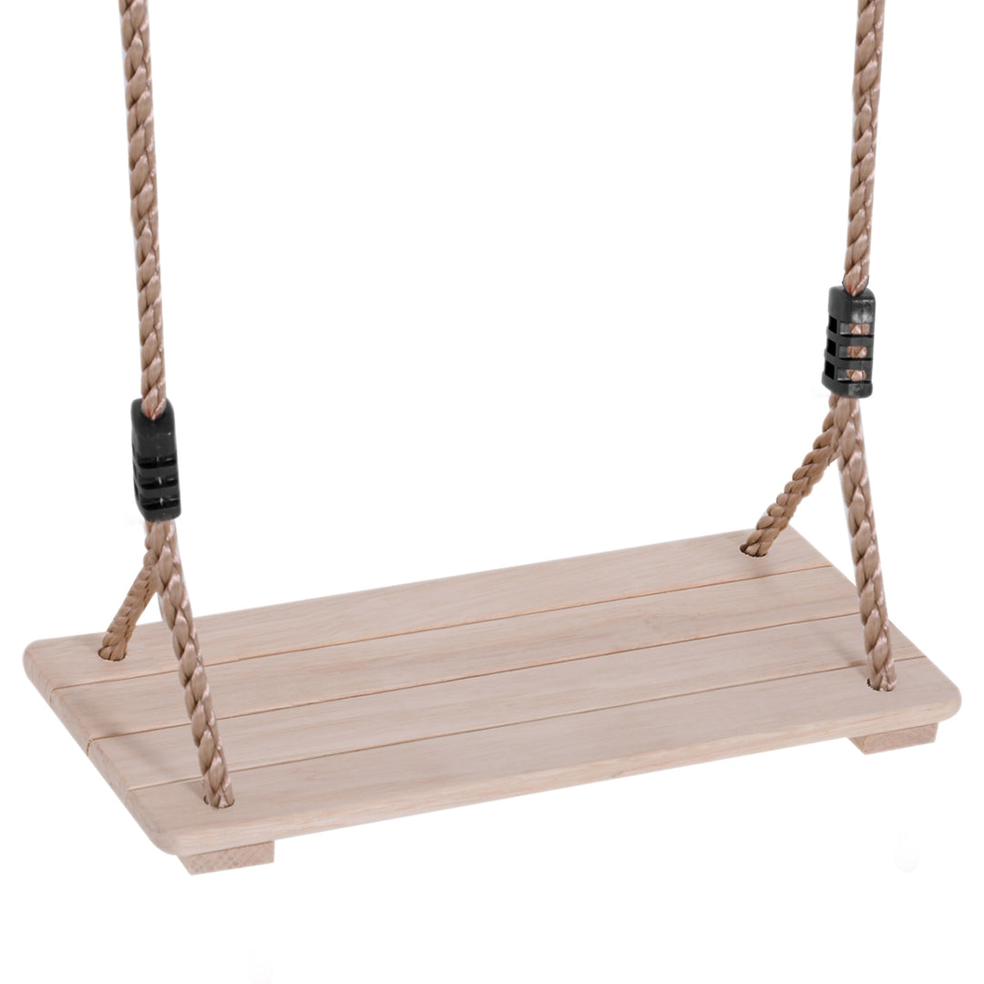 Wooden Garden Swing Seat Outdoor Pine Wood Swing Chair Adults &amp; Kids Adults