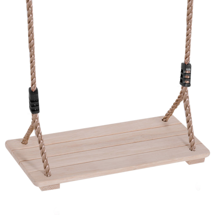 Wooden Garden Swing Seat Outdoor Pine Wood Swing Chair Adults &amp; Kids Adults
