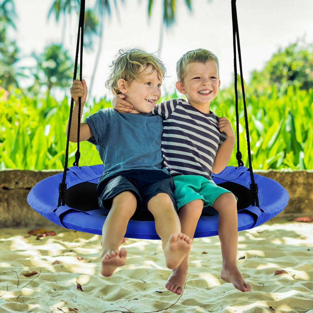 Children Flying Saucer with Adjustable Rope-Blue