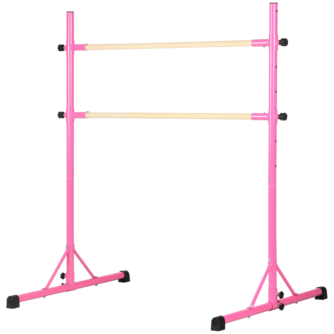 Freestanding Ballet Barre, Height Adjustable Ballet Bar with Non-slip Feet, for Home or Studio, Dance and Training Stretching