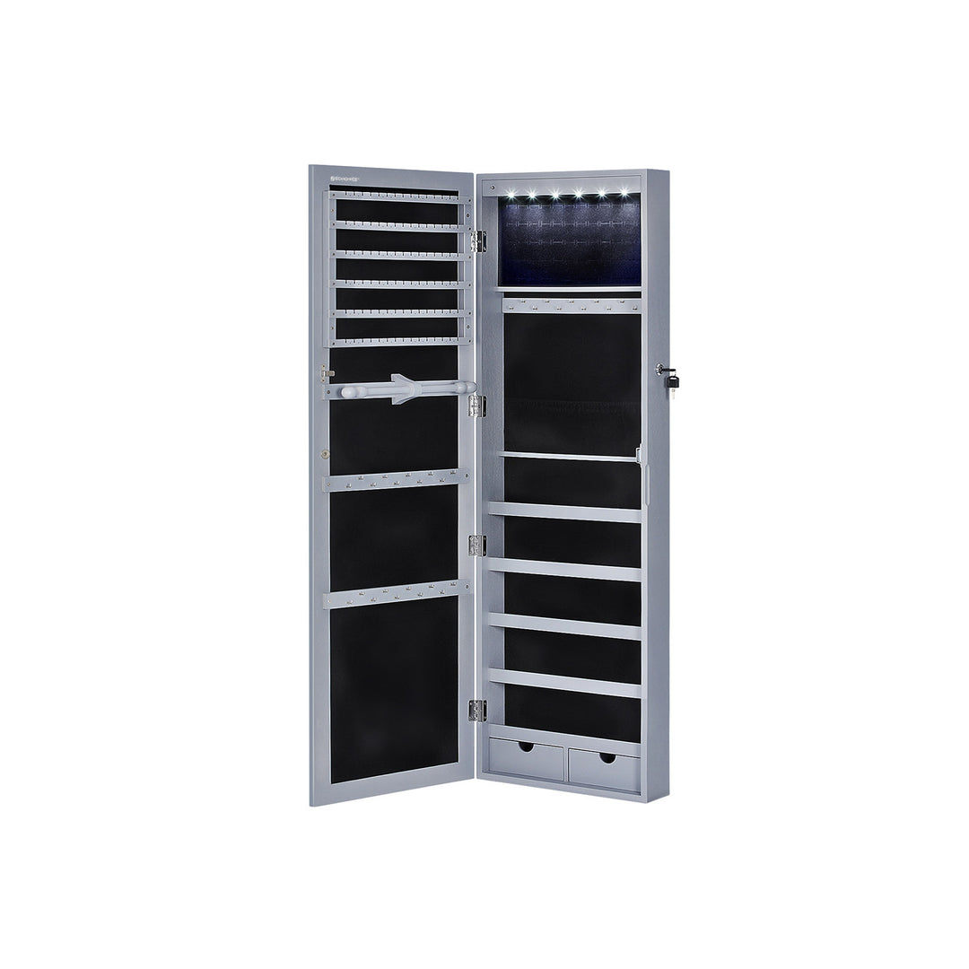 6 LEDs Jewelry Armoire