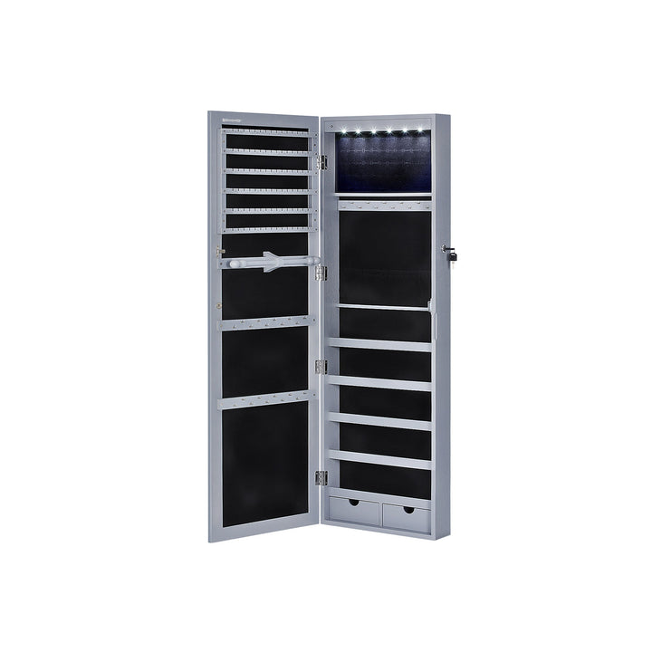 6 LEDs Jewelry Armoire