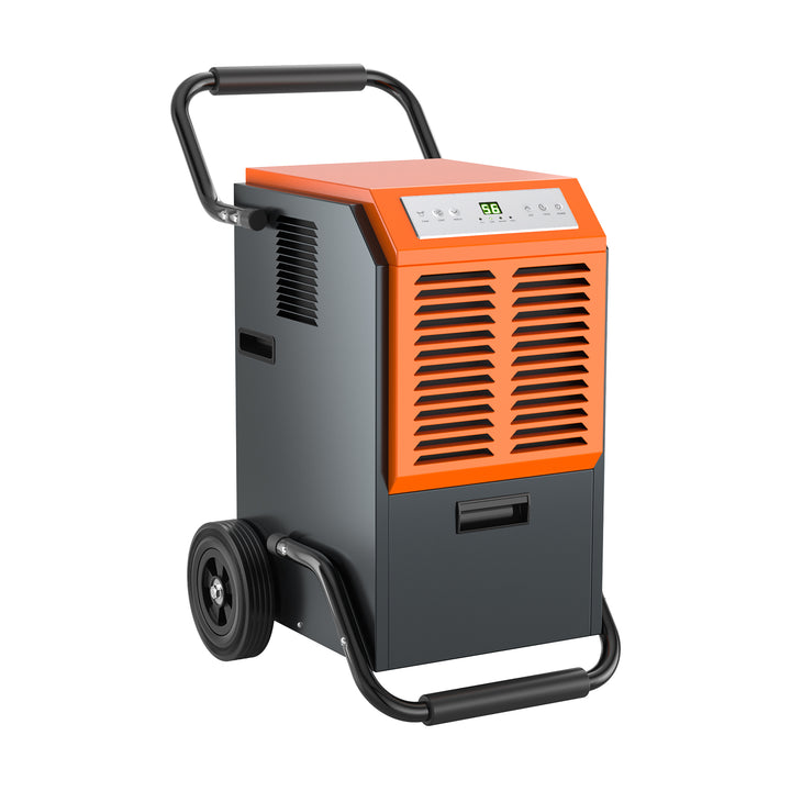 63L Commercial Dehumidifier with 24H Timer and Auto Defrost-Grey