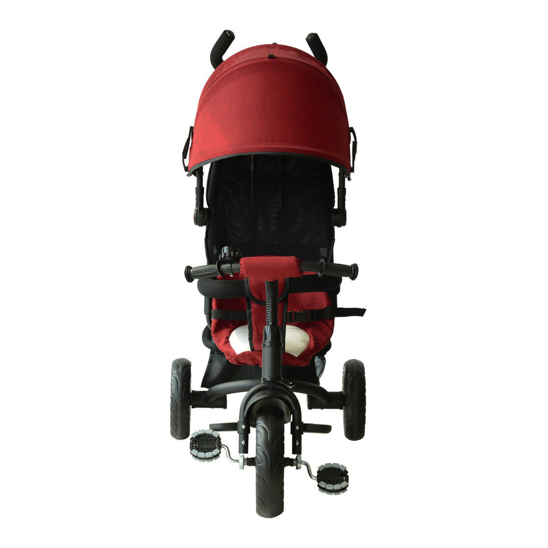 Baby Ride on Tricycle W/Canopy-Red