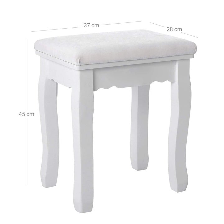Flower Pattern Dressing Stool