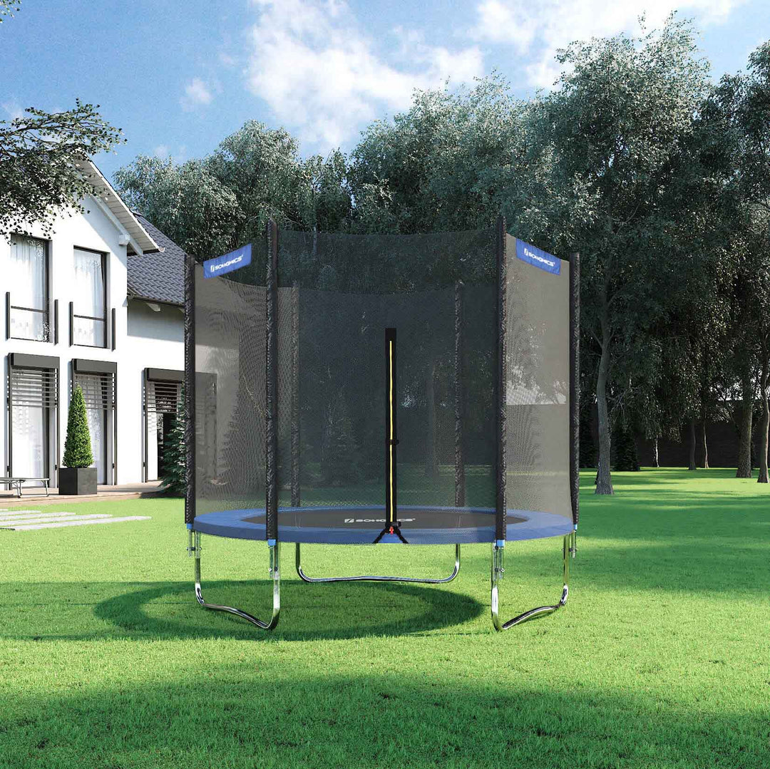 6 ft Round Trampoline for the Garden with Ladder