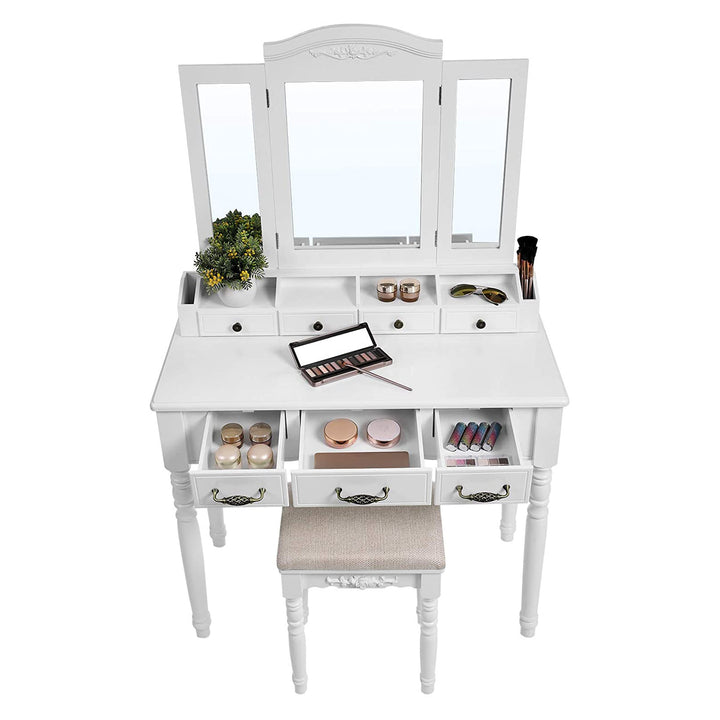 7 Drawers Makeup Table