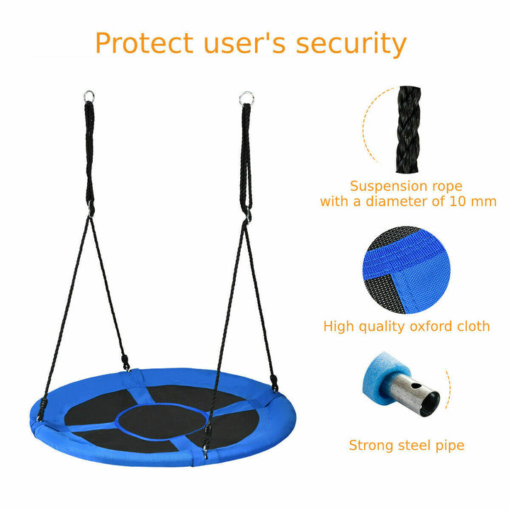 Children Flying Saucer with Adjustable Rope-Blue