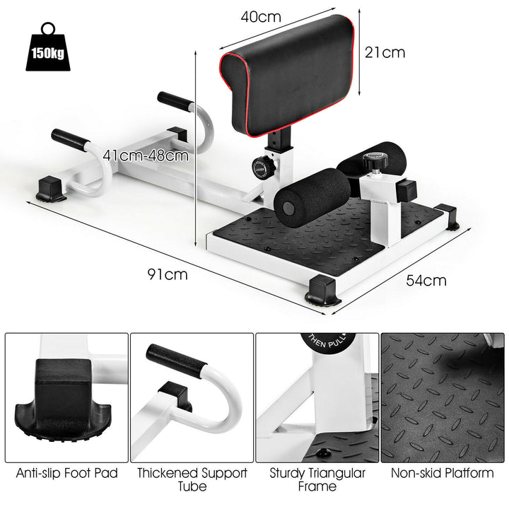 Portable Deep Sissy Squat Multi-Gym for home and gym