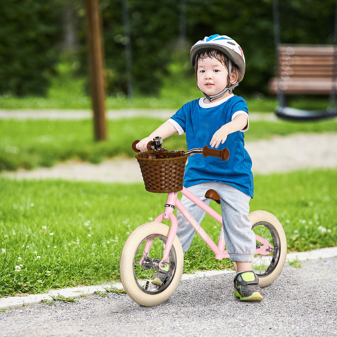 Kids Balance Bikes Toddler No Pedal Training Bicycle for 3-6 Year Old Boys Girls - Pink