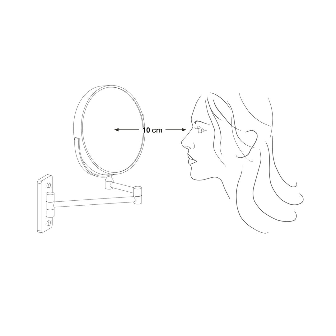 7x Magnification Makeup Mirror