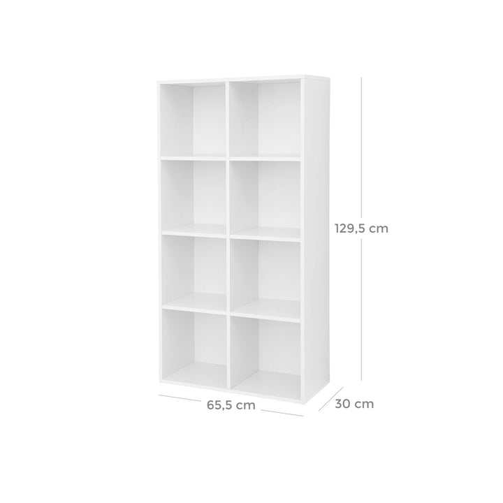 8 Cubes Storage Bookshelf