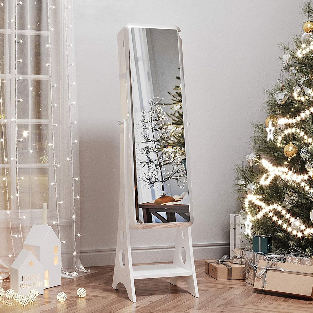 8 LEDs Jewelry Armoire
