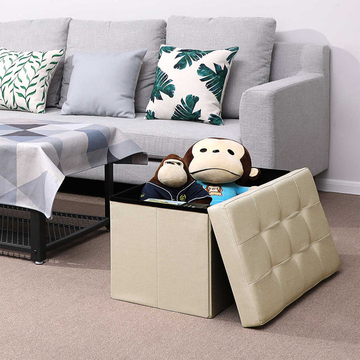 80L Capacity Storage Ottoman