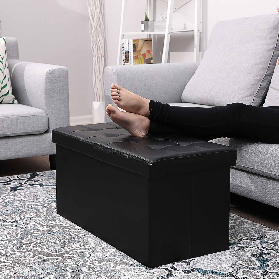 80L Folding Ottoman Bench