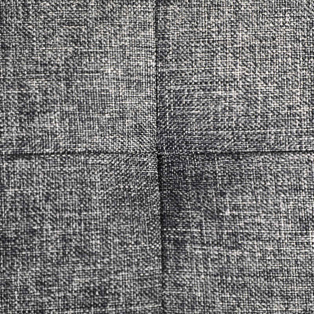 80L Linen Look Ottoman
