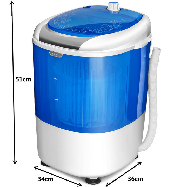 2 in 1 Mini Single Tub Washer Spin Dryer Semi-automatic