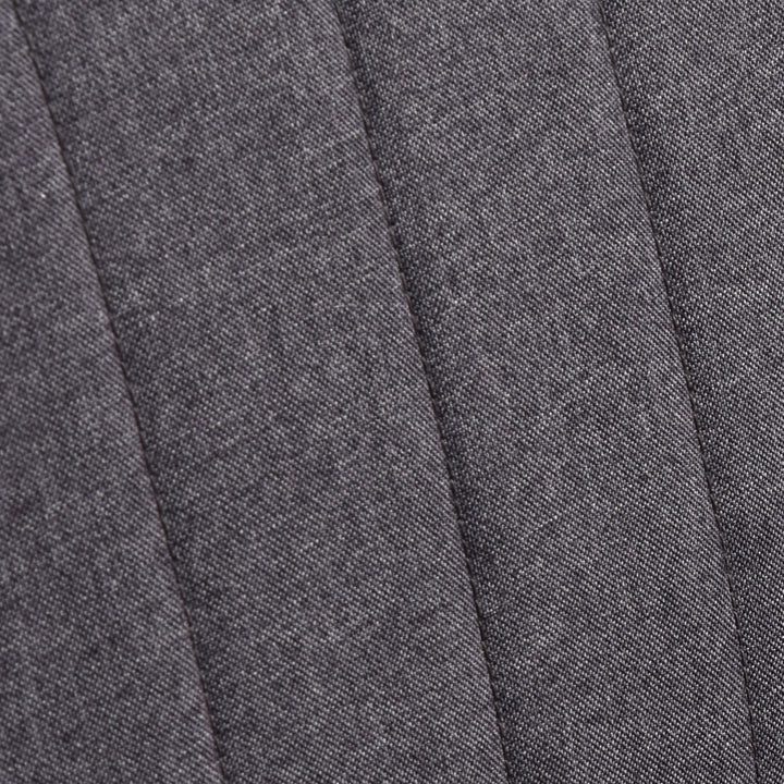 Modern 2 Seat Sofa Loveseat Sofa Couch Compact Sofa Padded Linen Wood Leg, Charcoal Grey
