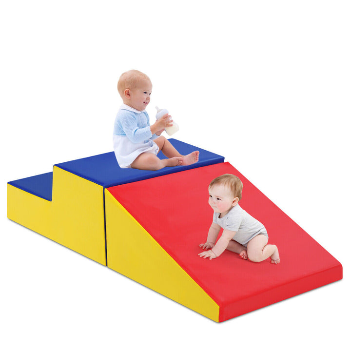 Toddler Climb and Crawl Foam Play Set-Blue