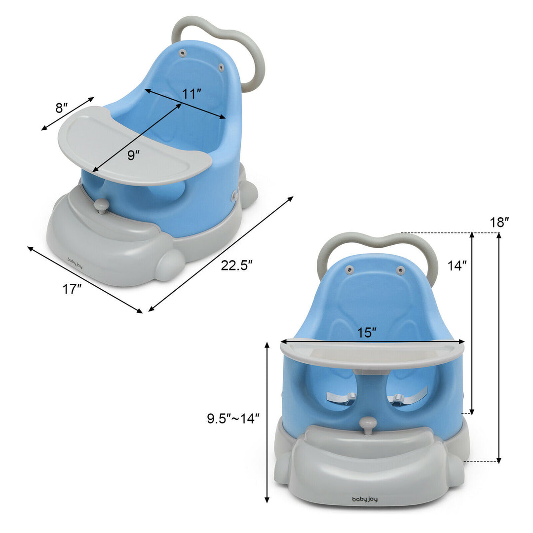 6 in 1 Baby Walker Training Set-Blue