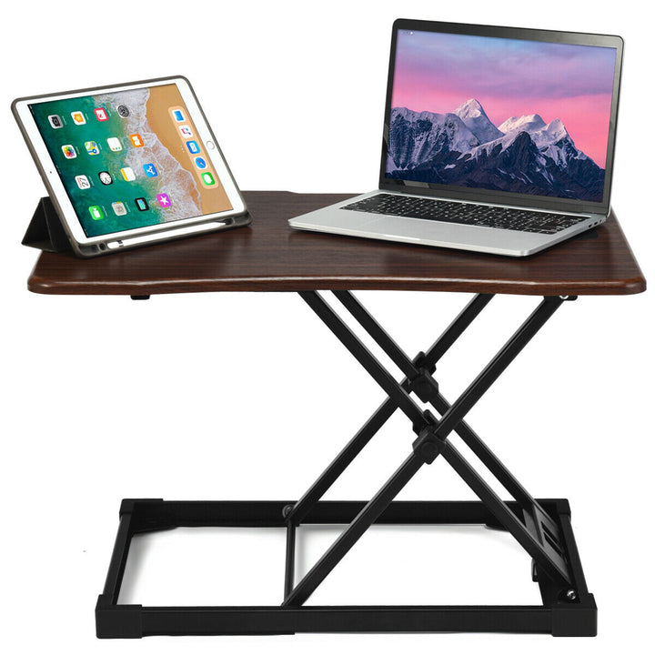 Height Adjustable Desk Riser with Easy Lift