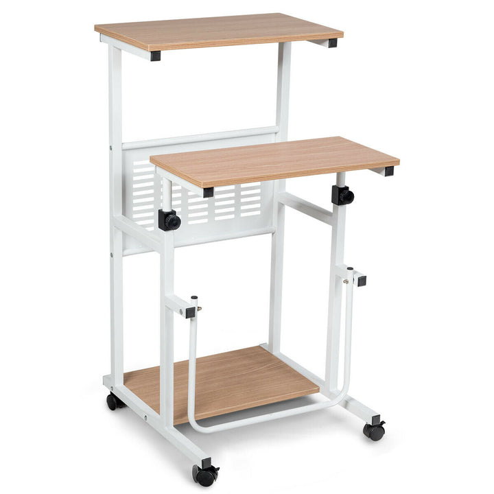 Mobile Lifting Height Adjustable Computer Desk
