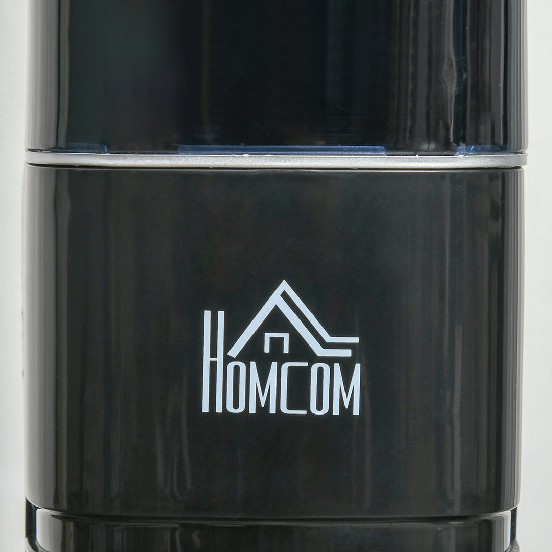 HOMCOM 47" Anion Tower Fan Cooling for Bedroom with 3 Speed, 12h Timer, Oscillating, LED Display, Remote Controller, Black