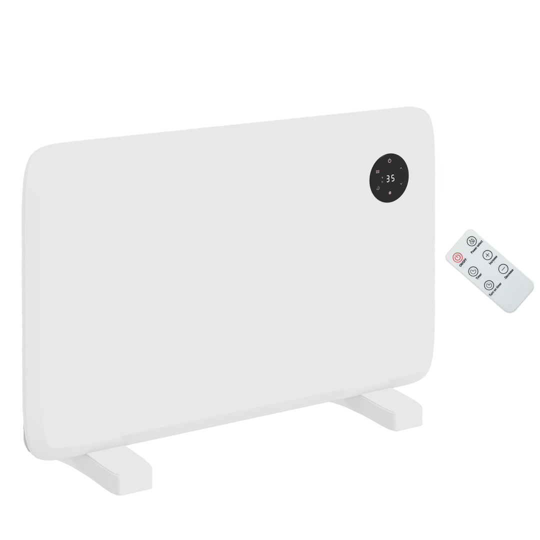 Space Heater, Wall Mounted, Timer, White