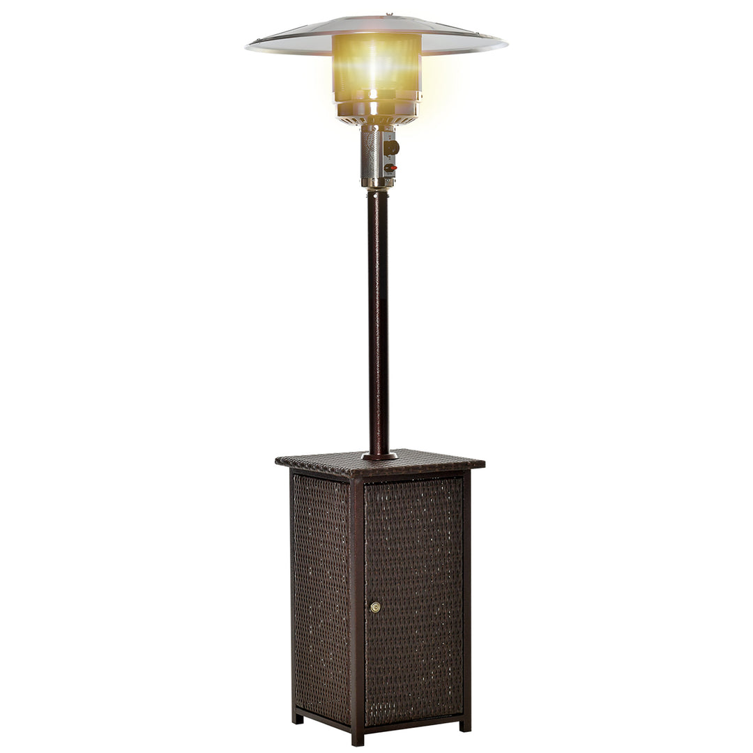 Gas Heater Freestanding Outdoor Garden Table Top- Gold