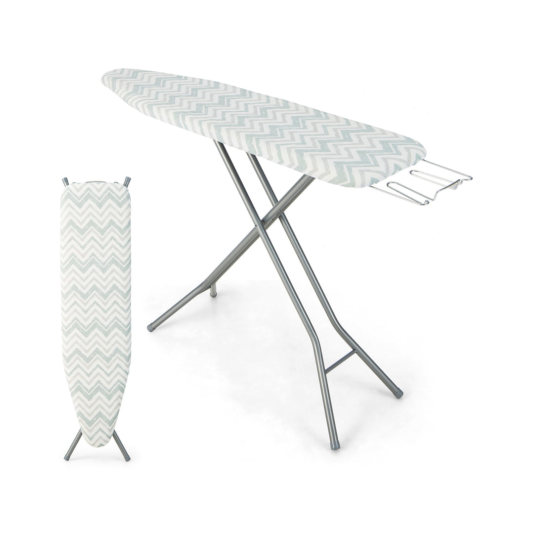 Folding Ironing Board with Extra Cotton Cover-White