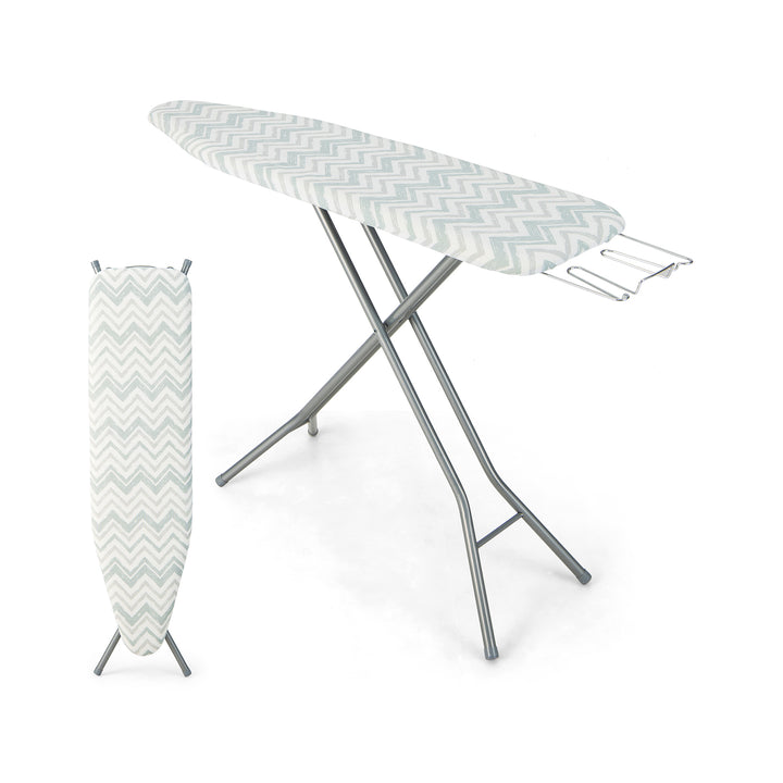 Folding Ironing Board with Extra Cotton Cover-White