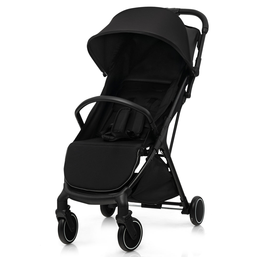 Lightweight Baby Stroller with Detachable Seat Cover-Black