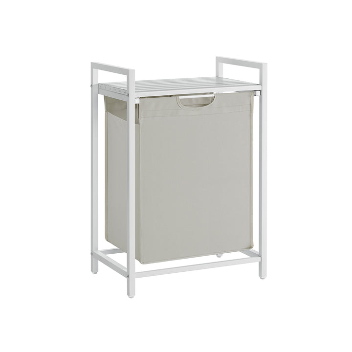 65L Laundry Basket White