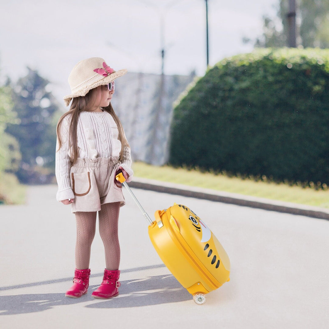 Kids Rolling Luggage with 2 Flashing Wheels