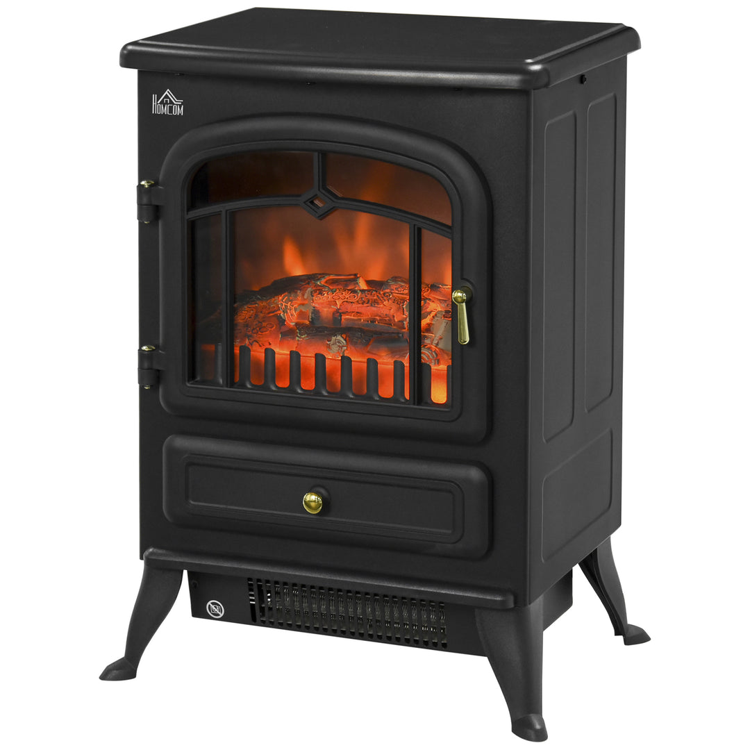 Electric Fire Place 1850W Heater-Black