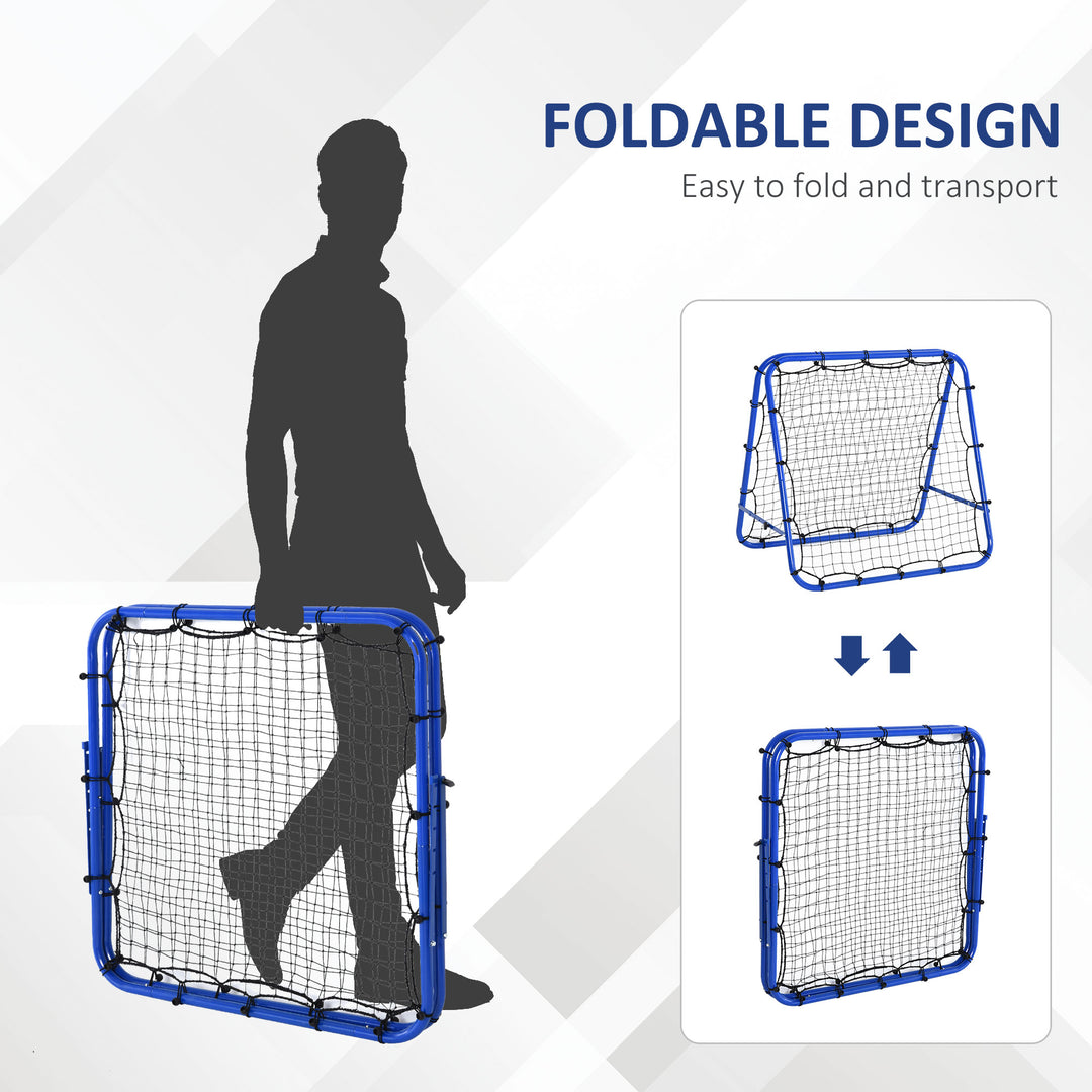 PE Mesh Double-Sided Outdoor Rebounder Net Blue