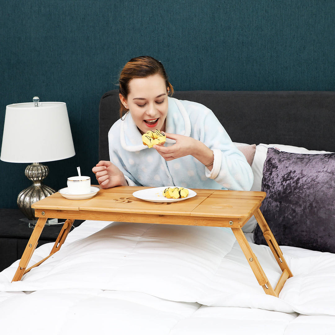 Bamboo Foldable Laptop Desk