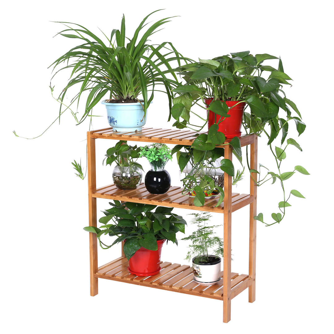 Bamboo Storage Stand Shelf