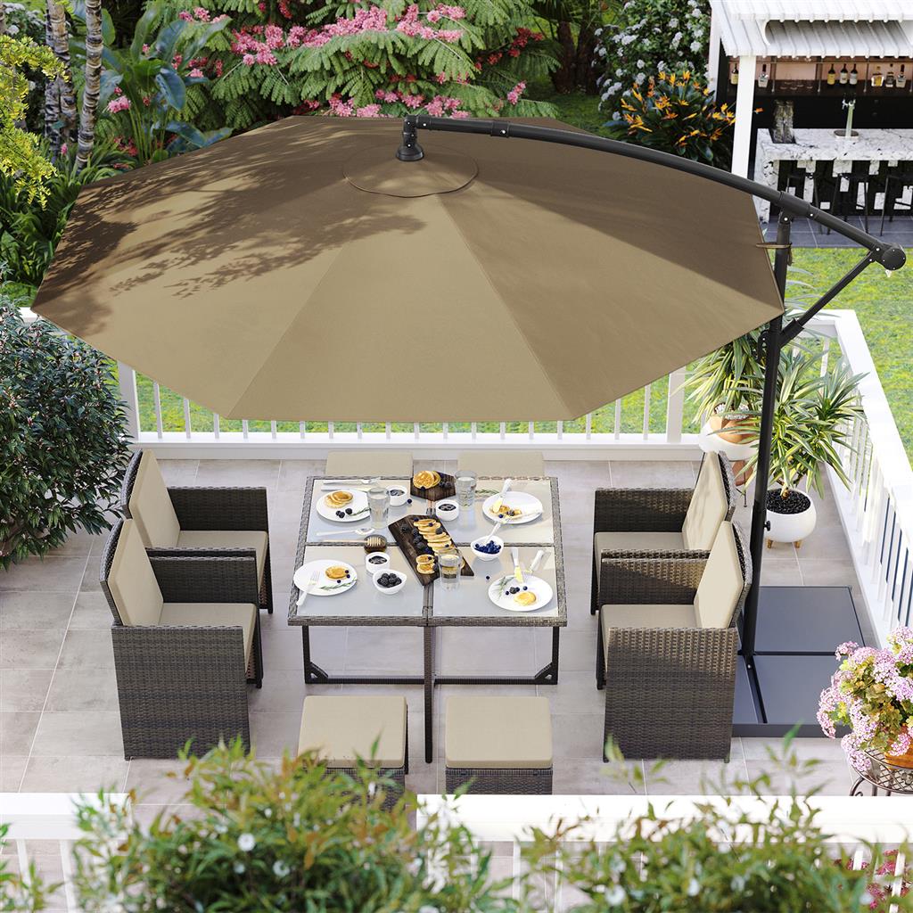 Banana Patio Umbrella with Base