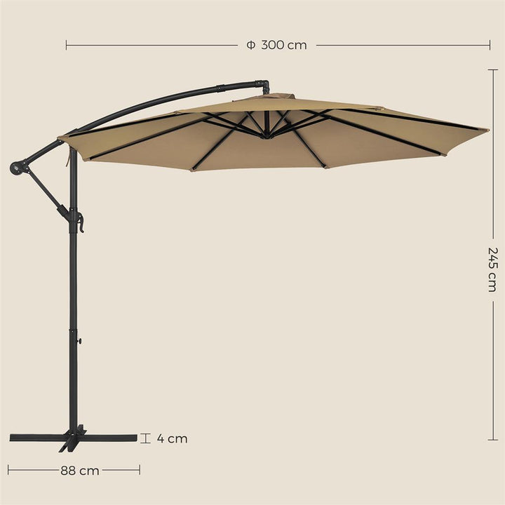 Banana Patio Umbrella with Base