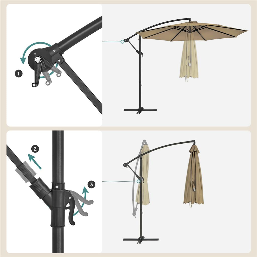 Banana Patio Umbrella with Base