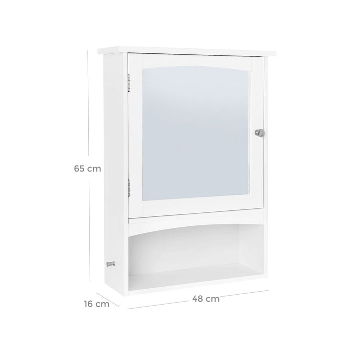 Wall Storage Mirrored Cabinet