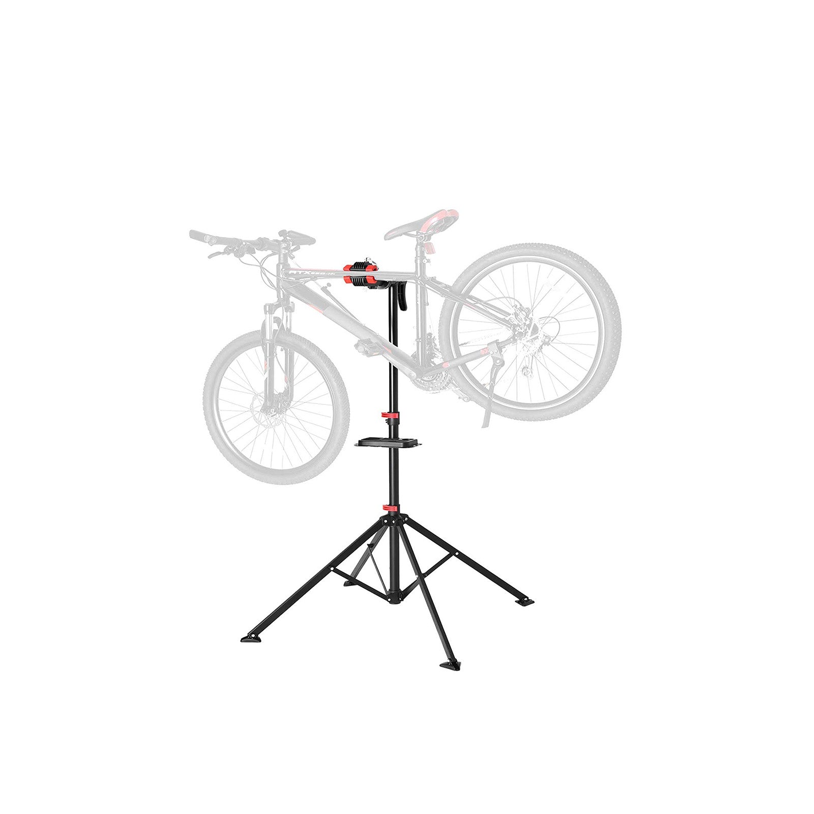 SONGMICS Bike Repair Stand Rack with Magnetic Tool Tray