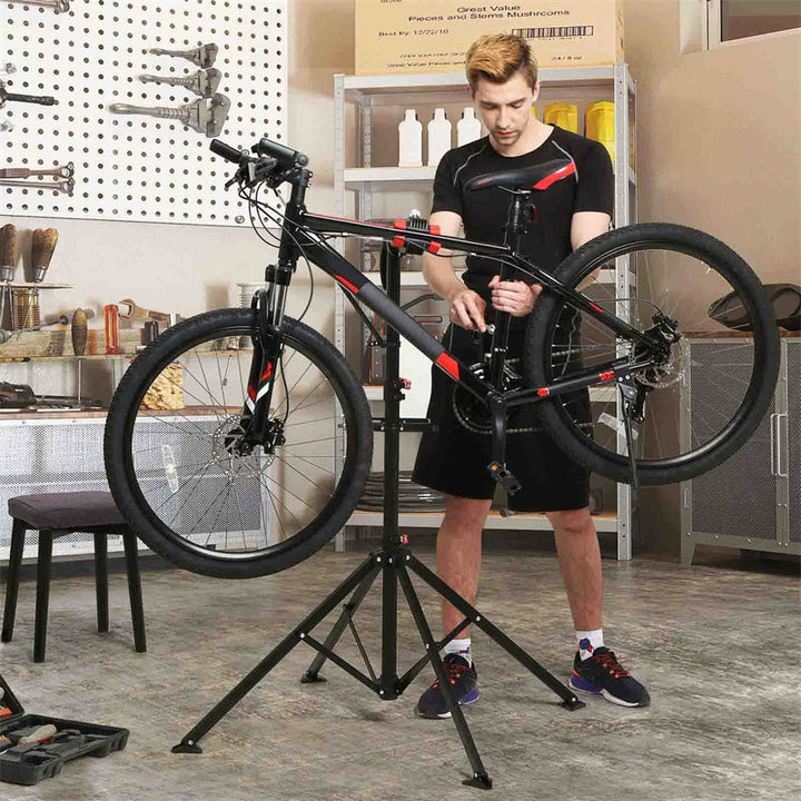Quick Release Telescopic Bicycle Maintenance Rack