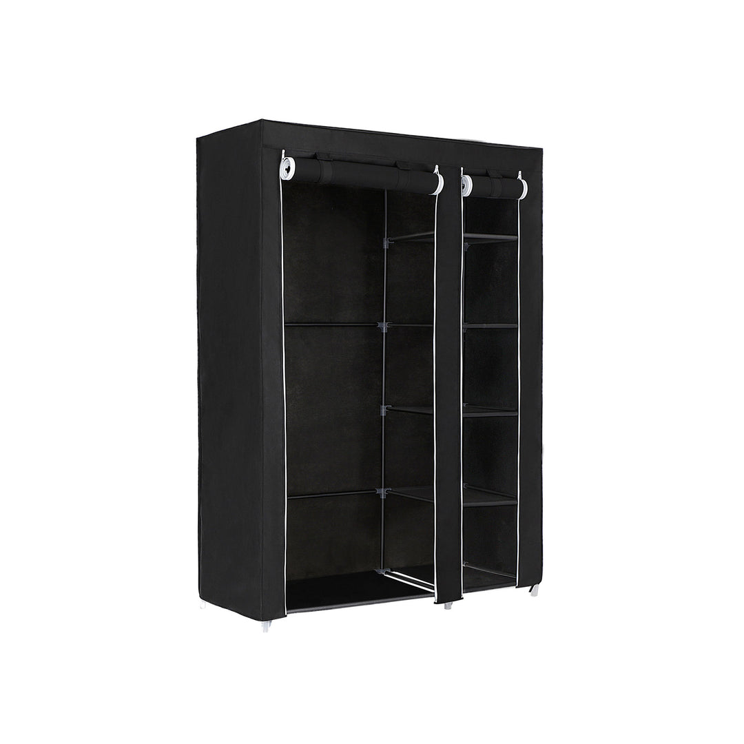 Black Folding Fabric Wardrobe