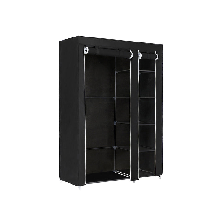 Black Folding Fabric Wardrobe