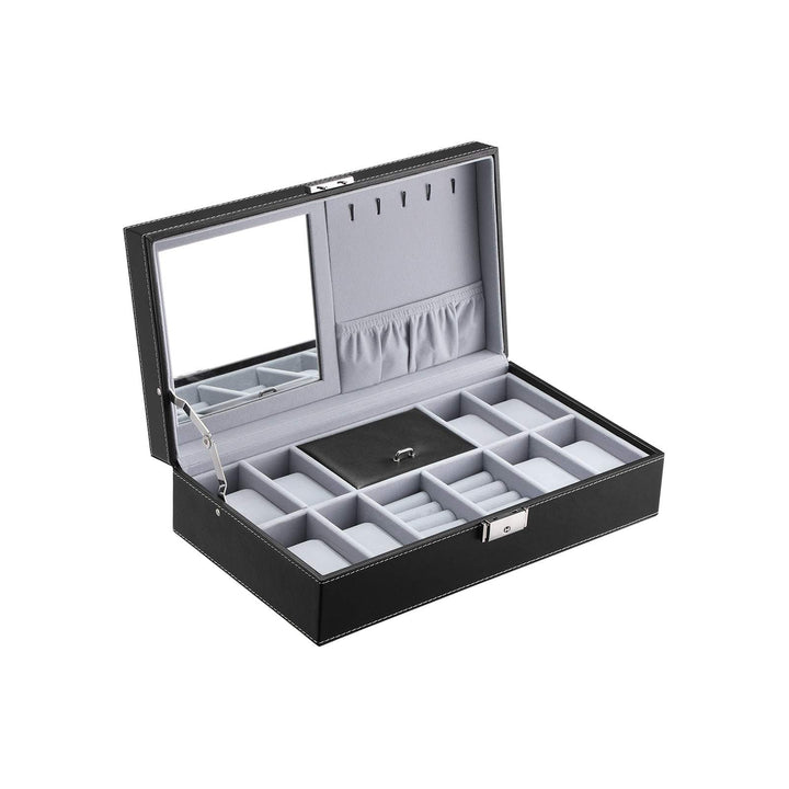 Black Lockable Watch Box